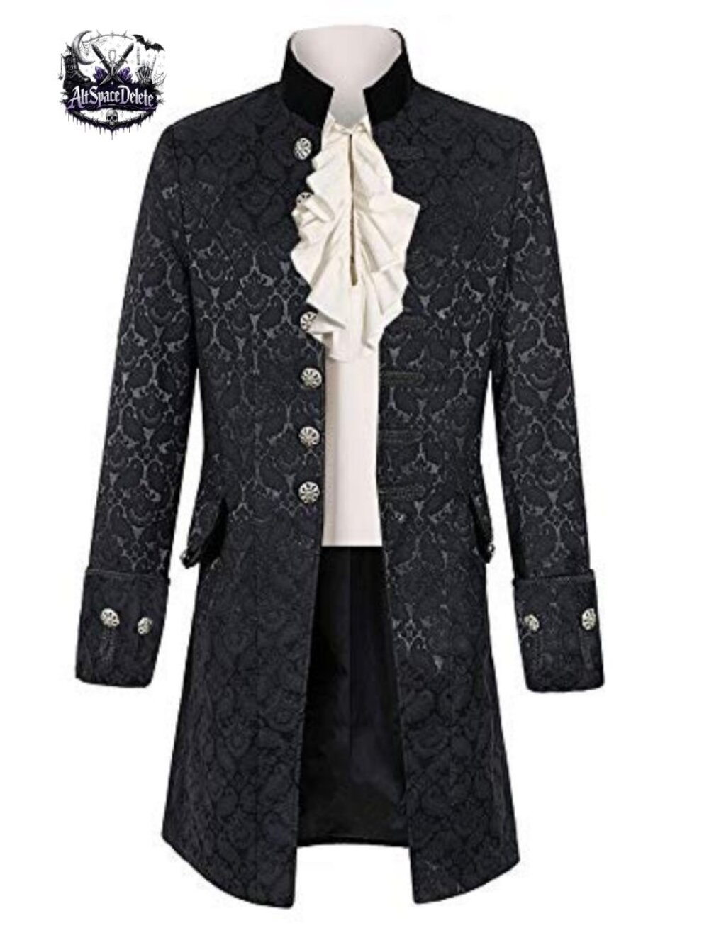 Steampunk Medieval Tailcoat Gothic Victorian Jacket Men's Cosplay Costume